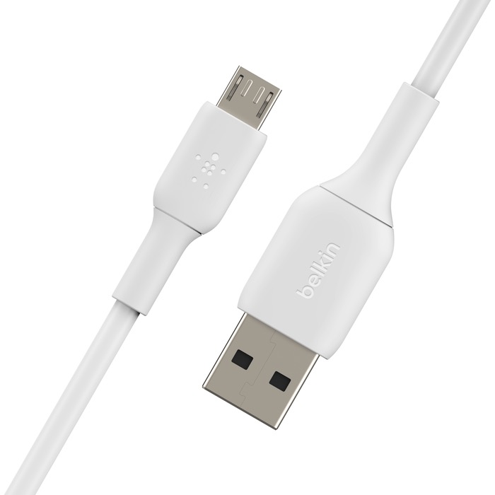 Cable Micro USB A USB Belkin BoostCharge Blanco / 1m