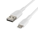 Cable Micro USB A USB Belkin BoostCharge Blanco / 1m