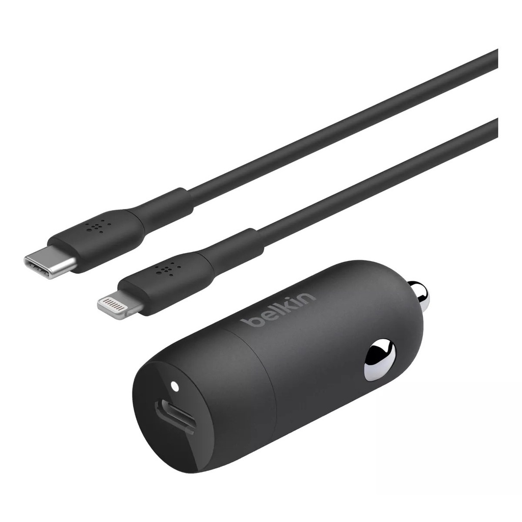 Cargador para Auto Belkin USB-C de 18 W, Carga Rapida