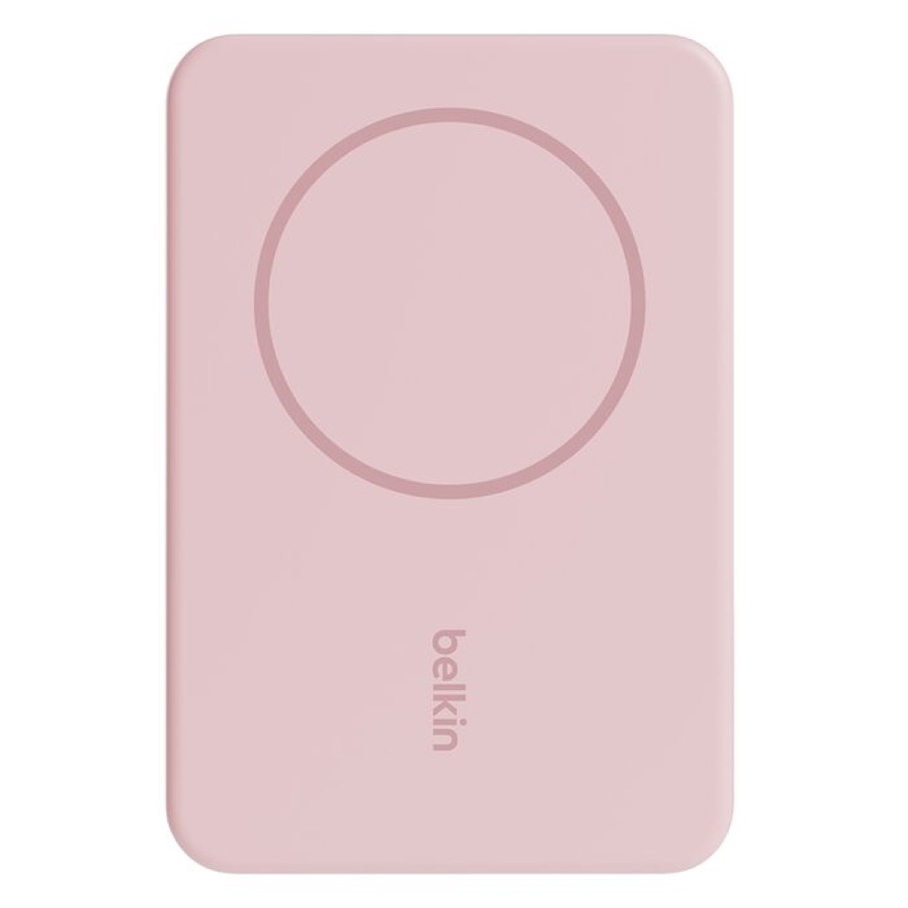 Power Bank Magnético Belkin 5000mah + Soporte, Color Rosa