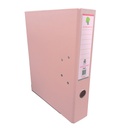 Carpeta De Carton Techmakro Forrada De PVC Melocoton Pastel
