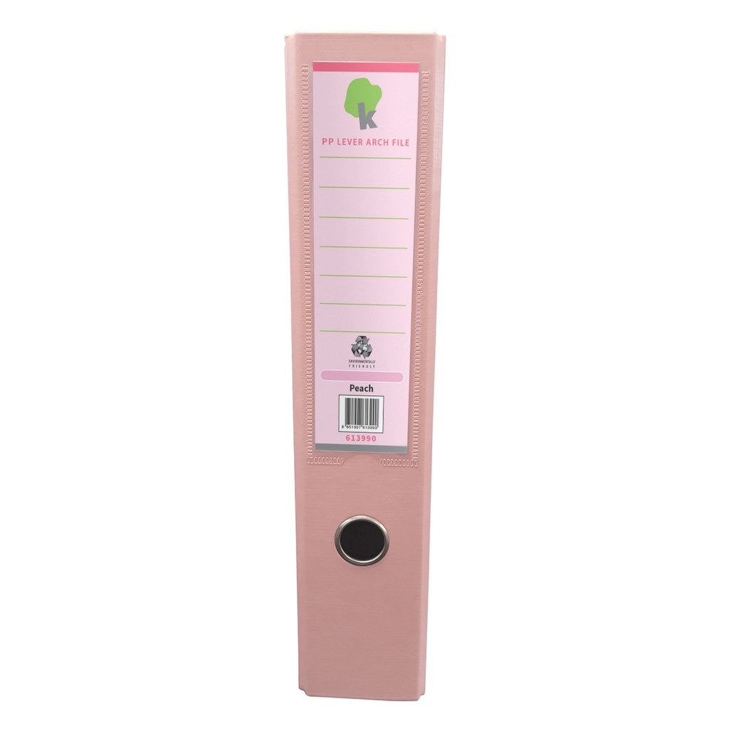 Carpeta De Carton Techmakro Forrada De PVC Melocoton Pastel