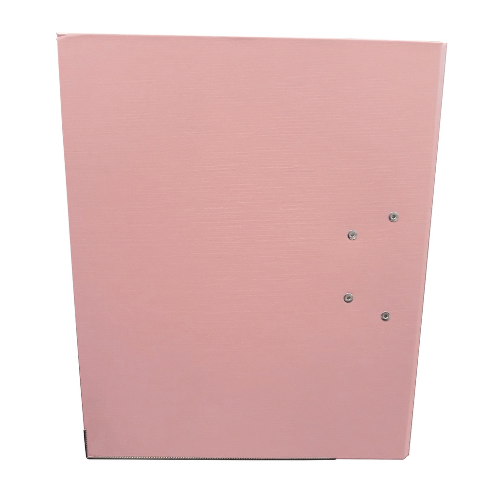 Carpeta De Carton Techmakro Forrada De PVC Melocoton Pastel