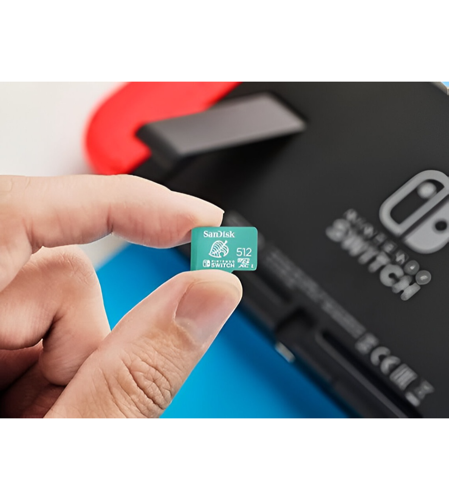 Memoria Sandisk Micro Sdxc 512gb 4k Para Nintendo Switch SDSQXAO-512G-GNCZN