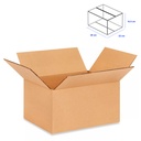 Caja para Empaque Cartón Corrugado, 16x8x20 cm, 23 ECT