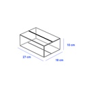 Caja para Empaque Cartón Corrugado, 27x18x10 cm, 23 ECT
