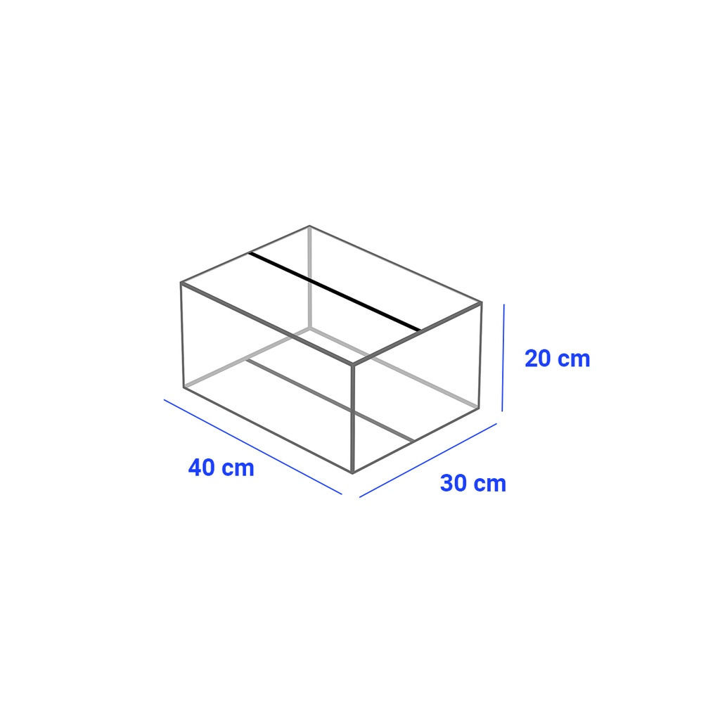 Caja para Empaque Cartón Corrugado, 40x30x20 cm, 23 ECT
