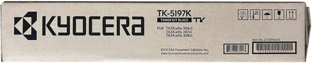 TONER KYOCERA TK-5197K NEGRO P/TASKALFA 308CI/306CI 12,000 PAGINAS