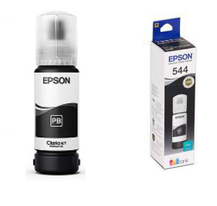 Botella de Tinta Epson T554120 Negra Pigmentada L8180 L8160