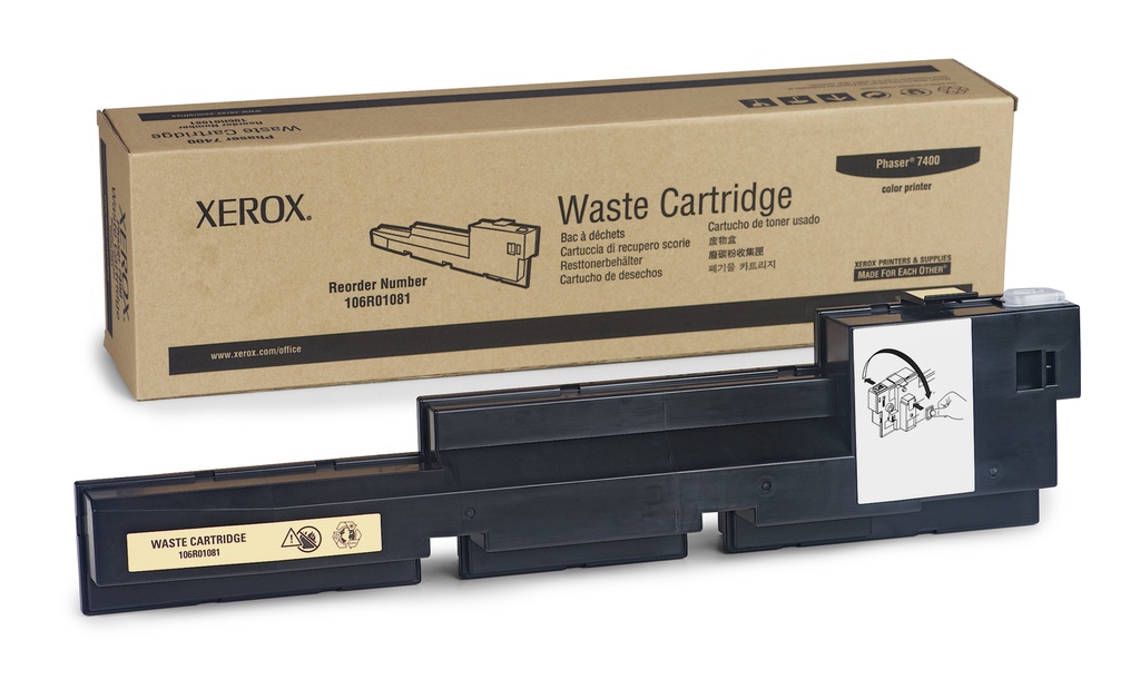 CARTUCHO DE RESIDUO P/PHASER 7400 30,000PAGINAS (106R01081)