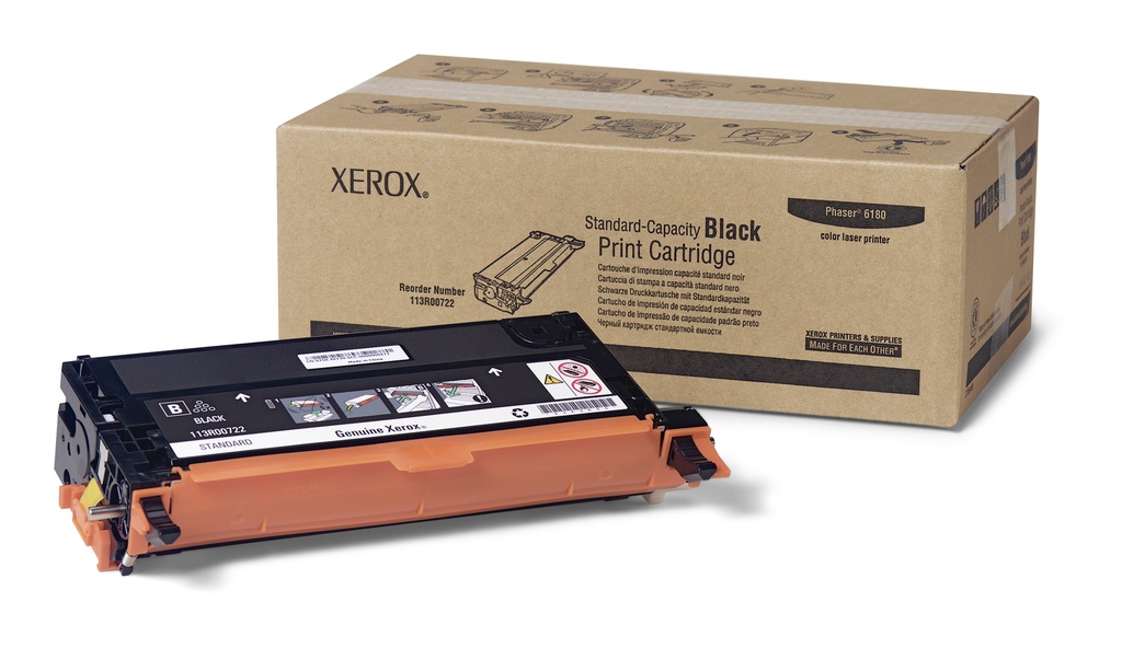 TONER NEGRO P/PHASER 6180 3,000 PAGINAS  (113R00722)