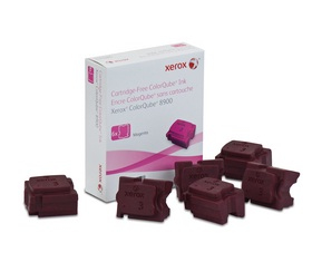 TINTA SOLIDA MAGENTA P/COLORQUBE 8900 16,000 PAGINAS (6 BARRAS) (108R01023)