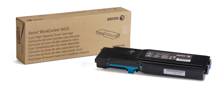 TONER CYAN P/WC6655 7,500 PAGINAS ALTACAPACIDAD (106R02752)