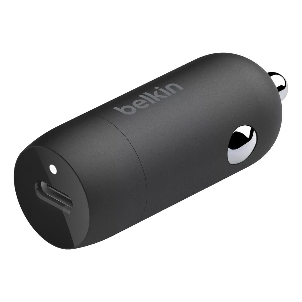 Cargador para Auto Belkin USB-C de 18 W, Carga Rapida / CCA003BTBK