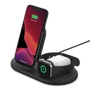 Cargador Inalámbrico Belkin 3 en 1 Para Dispositivos Apple / WIZ001TTBK