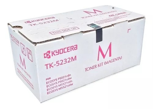 Cartucho De Tóner Kyocera Tk-5232M Magenta 2200 Páginas