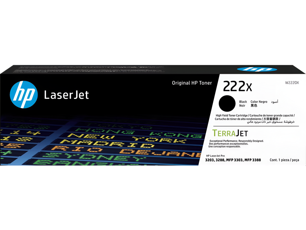 Cartucho de Tóner HP LaserJet 222X Alto Rendimiento Negro (copia)