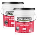Impercaucho Kit de 2 Impermeabilizantes de 19 Lts. Terracota