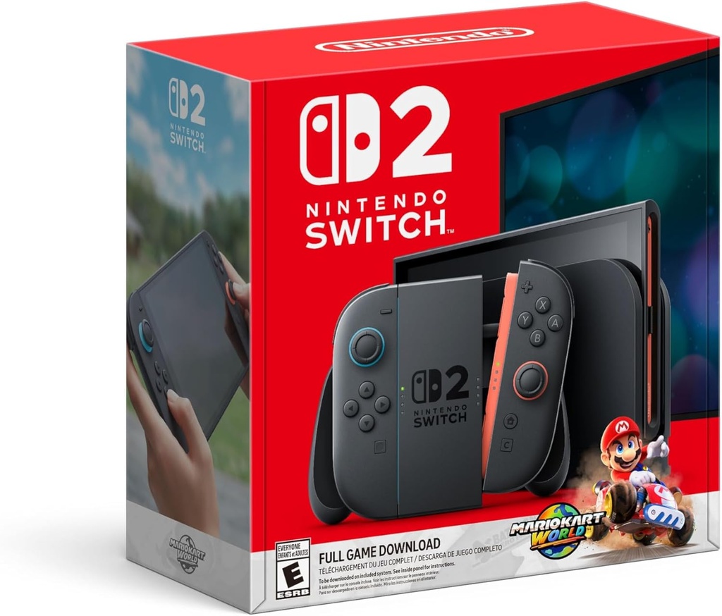 Nintendo Switch 2 Mario Kart World 256 GB Color Negro