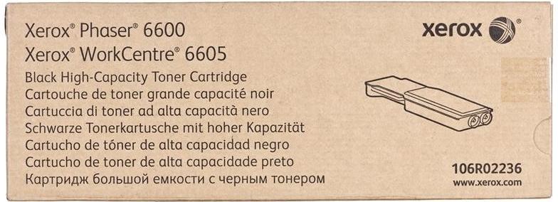 Tóner Xerox Negro, 8000 páginas /106R02236