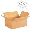 Caja para Empaque Cartón Corrugado, 32x24x13 cm, 23 ECT