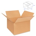 Caja para Empaque Cartón Corrugado, 50x50x32 cm, 23 ECT