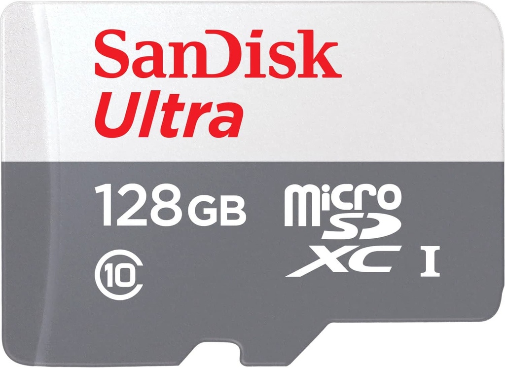 Tarjeta SanDisk Ultra 128GB MicroSDHC y MicroSDXC UHS-I 	SDSQUNR-128G-GN3MA