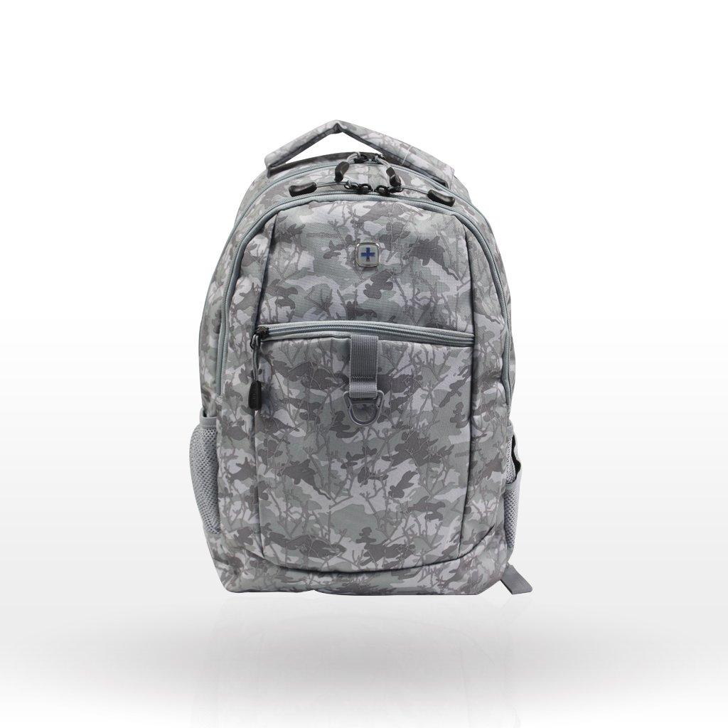 Mochila BTS Swissgear Camuflaje, para laptop de 15", 6779400408, color gris claro, tecnología Air Fl