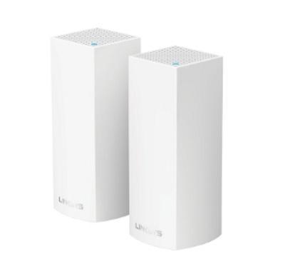 Router Linksys con Sistema de Red Wi-Fi en Malla Tri-Banda Velop AC4400, 867 Mbit/s, 2.4/5GHz, 2x RJ(WHW0302)
