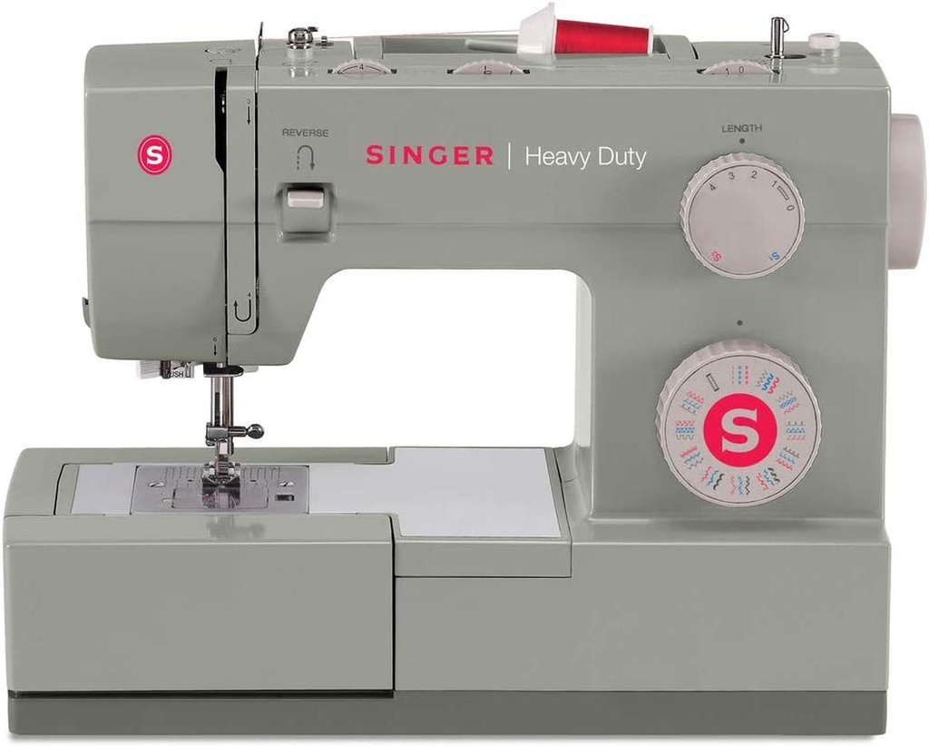Máquina De Coser Recta Singer Heavy Duty 4452 Gris 110-120 V / 230424112