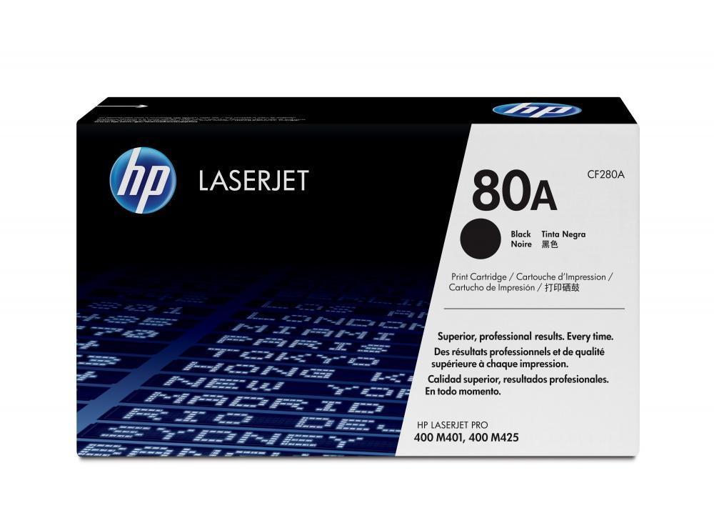 Tóner HP 80A Negro, 2700 Páginas