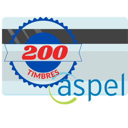 [FACTE/200] ASPEL TIMBRADO 200 TIMBRES CDFI  (FACTE/200)