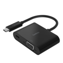 [AVC001BTBK] CABLE USB-C TO VGA + CARGADOR ADAPTADOR