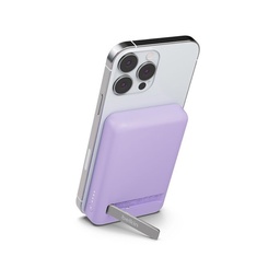 [BBC010-PU] 5,000mah Power Bank Magnetica Qi 7.5W + Kick Stand Purple BBC010-PU