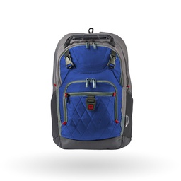 [602618] Mochila deportiva Wenger Priam, para laptop de 16", 602618, color azul con gris, tecnología air flow