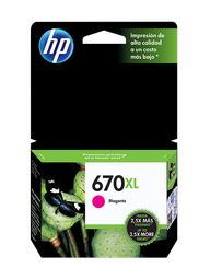 [CZ119AL] Cartucho HP 670XL Magenta, 750 Páginas(CZ119AL)