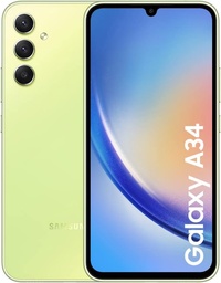 [GA34SGALIM128A346] Samsung Galaxy A34 5G Color Lima 128 GB (Reacondicionado)