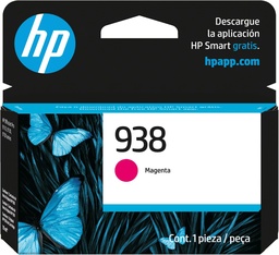 [4S6X6PL] Cartucho de Tinta HP 938 Magenta Original, 800 páginas