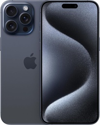 [IPHSGA15PMA512A3105] Apple iPhone 15 Pro Max 512GB Titanio Azul (Reacondicionado)