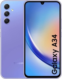 [GA34SGAVIO256A346] Samsung Galaxy A34 5G Violeta 256 GB (Reacondicionado)