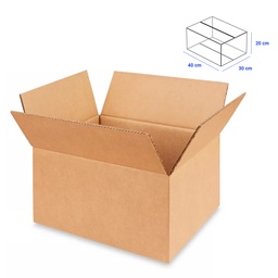 [84234] Caja para Empaque Cartón Corrugado, 40x30x20 cm, 23 ECT