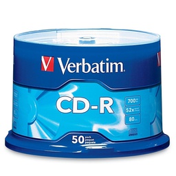 [94691] D-R Verbatim 700 MB - 80 Minutos 50 piezas / 94691