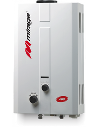 [MBF06ED] Boiler De Paso Mirage Flux 6 Litros Por Minuto Para Gas LP